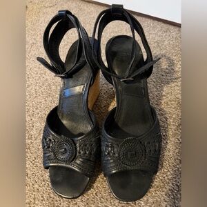 Frye espadrille wedge sandals